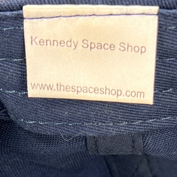 Shuttle Launch Strap Back Hat Cap Blue Kennedy Space Center Souvenir Logo Mens - Picture 8 of 13